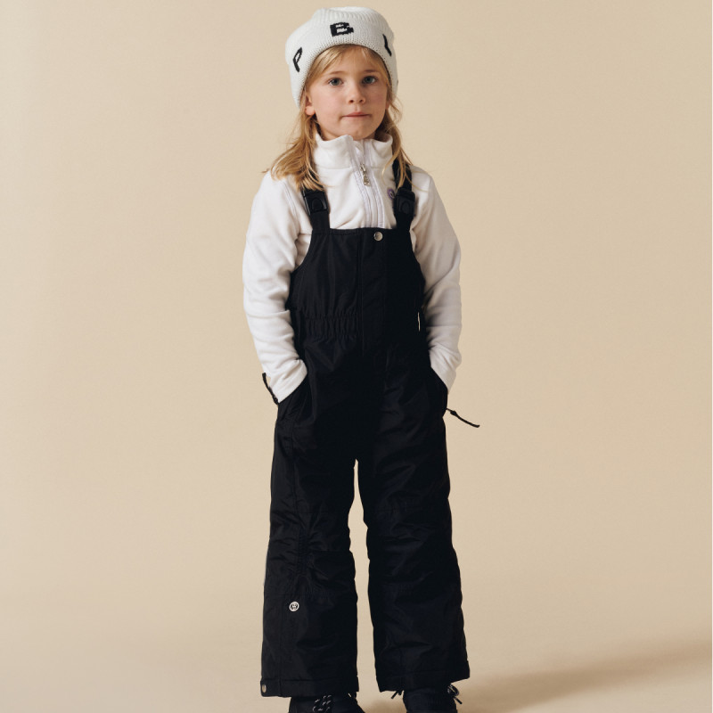 Dievčenské lyžiarské nohavice Poivre Blanc W25-JADE-BBGL SKI BIB  - čierna