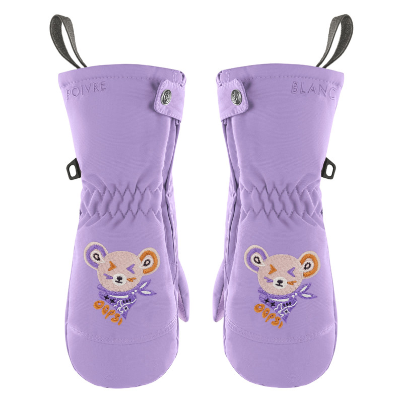 Dievčenské lyžiarské rukavice Poivre Blanc W25-MIMI-BBGL SKI MITTENS  - fialová