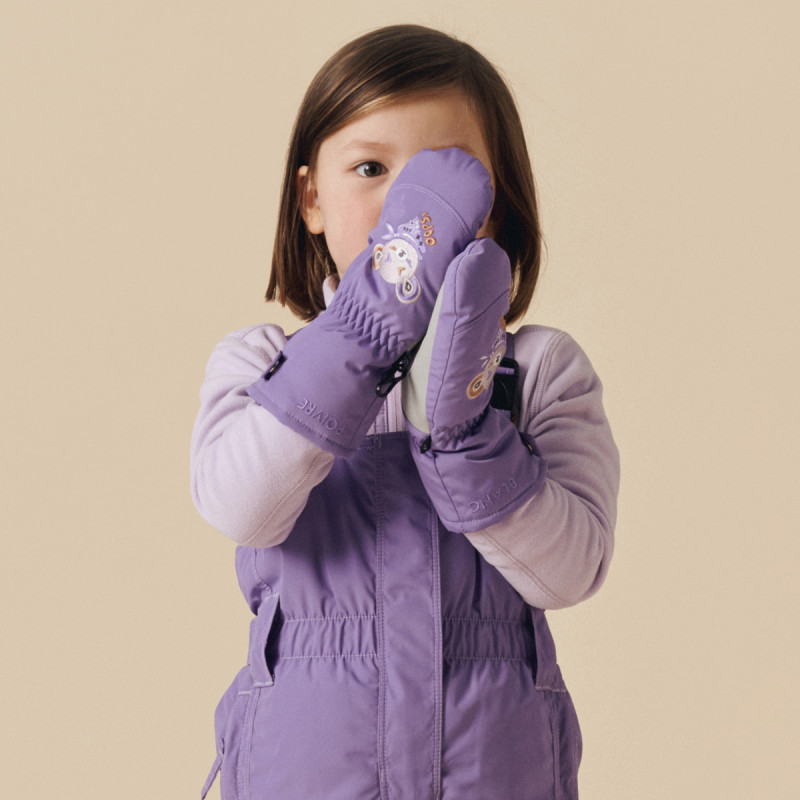 Dievčenské lyžiarské rukavice Poivre Blanc W25-MIMI-BBGL SKI MITTENS  - fialová