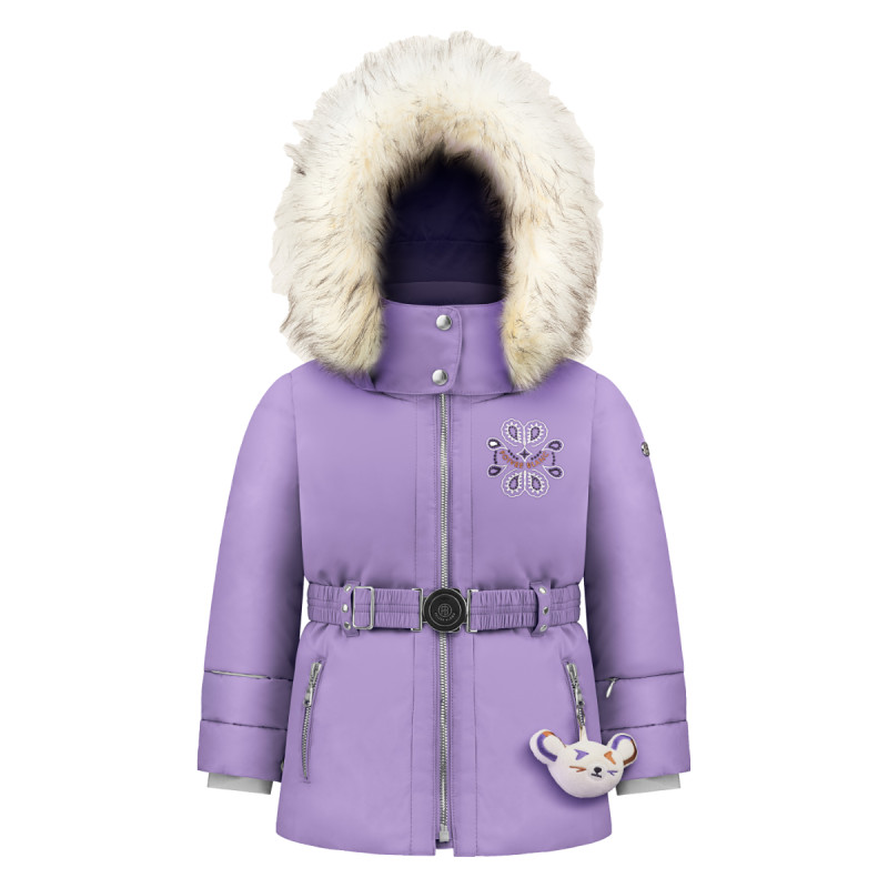 Dívčí lyžařská bunda Poivre Blanc W25-JUNE-BBGL/A SYNTHETIC DOWN SKI  - fialová