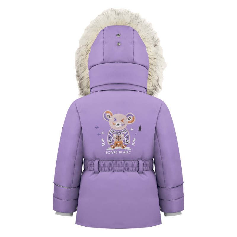 Dívčí lyžařská bunda Poivre Blanc W25-JUNE-BBGL/A SYNTHETIC DOWN SKI  - fialová