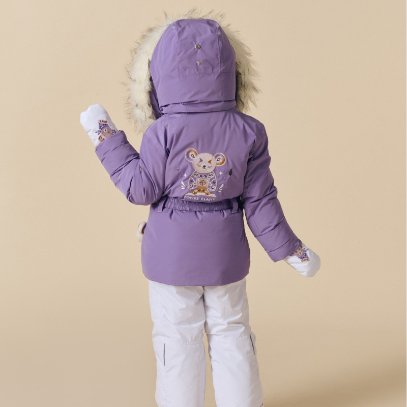 Dívčí lyžařská bunda Poivre Blanc W25-JUNE-BBGL/A SYNTHETIC DOWN SKI  - fialová