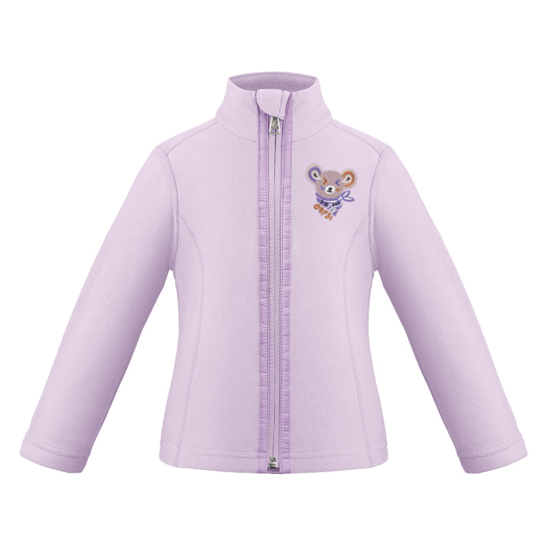 Dievčenská mikina Poivre Blanc W25-RUBY-BBGL MICRO FLEECE  - fialová