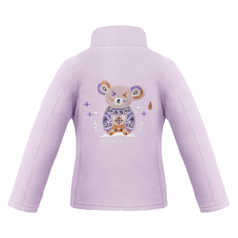 Dievčenská mikina Poivre Blanc W25-RUBY-BBGL MICRO FLEECE  - fialová