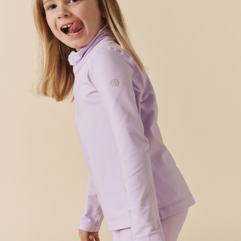 Dievčenská mikina Poivre Blanc W25-MIA-BBGL BASE LAYER  - fialová