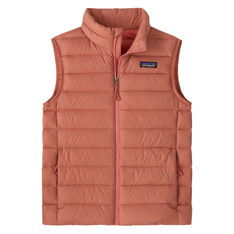 Detská vesta Patagonia DOWN SWEATER VEST  - svetlo ružová