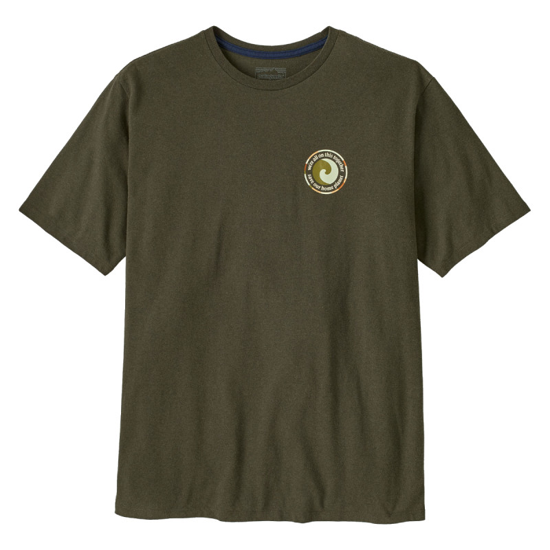 Pánske tričko Patagonia UNITY FITZ RESPONSIBILI-TEE  - tmavo zelená