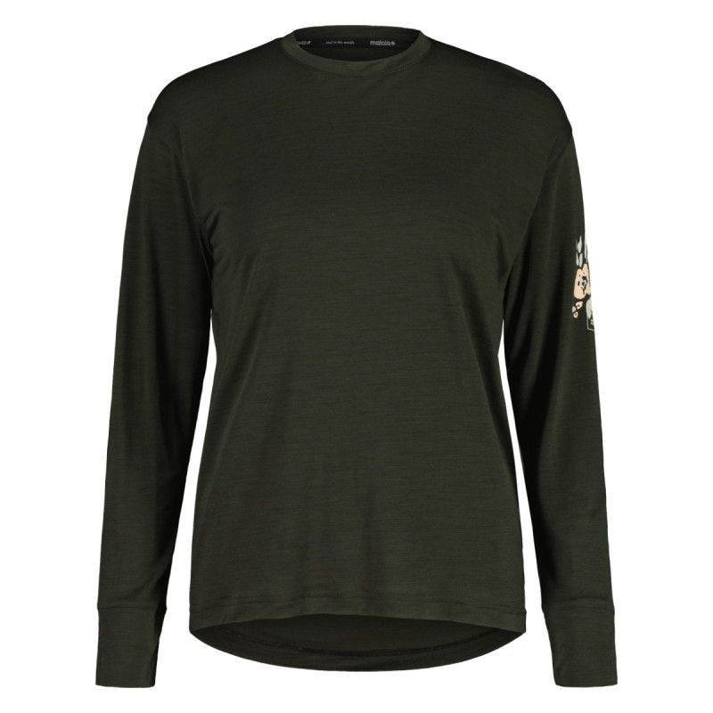 Dámske funkčné tričko Maloja TJELDM.  - tmavo zelená