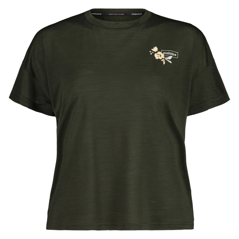 Dámské funkční tričko Maloja HONGARM.  - tmavě zelená