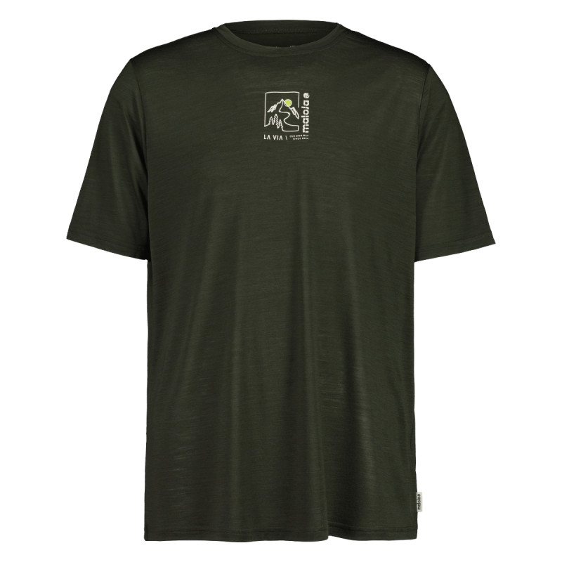 Pánske funkčné tričko Maloja INCINOM.  - tmavo zelená