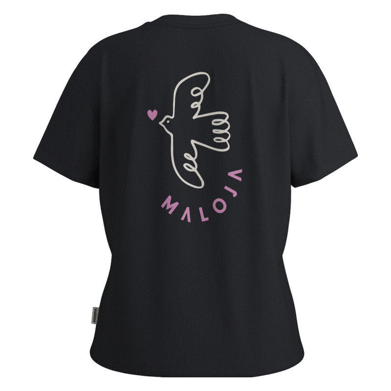 Dámske tričko Maloja CASSETTEM.  - čierna
