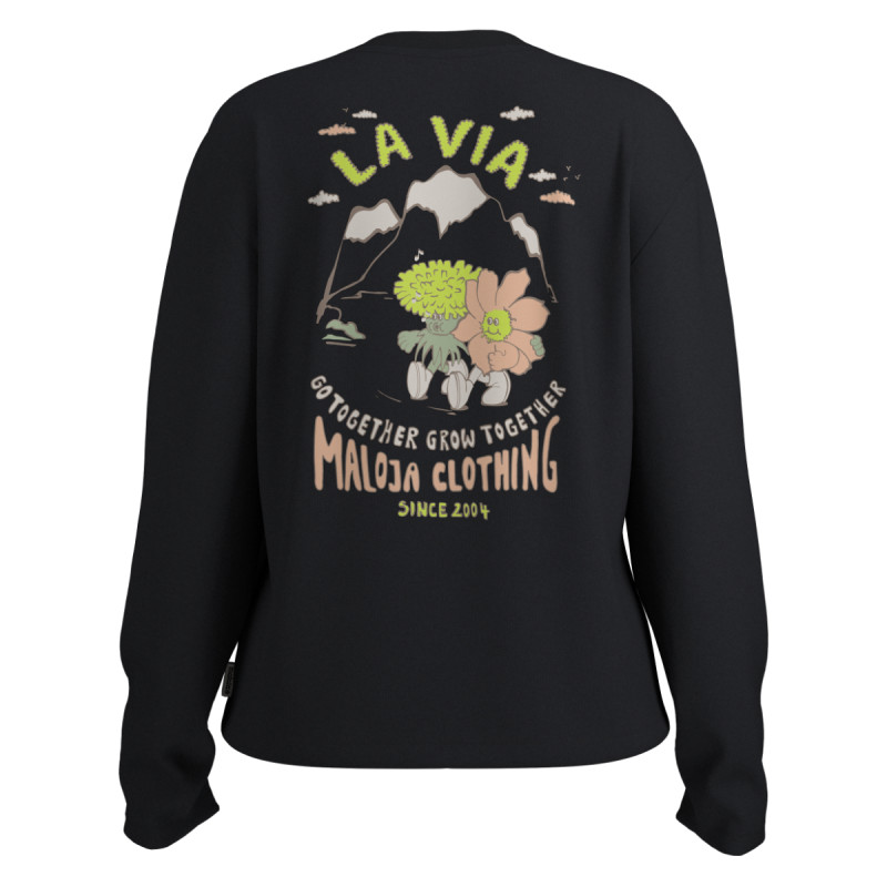 Dámské tričko Maloja BEERENBERGM.  - černá