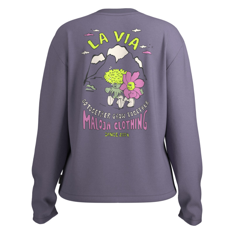 Dámské tričko Maloja BEERENBERGM.  - fialová