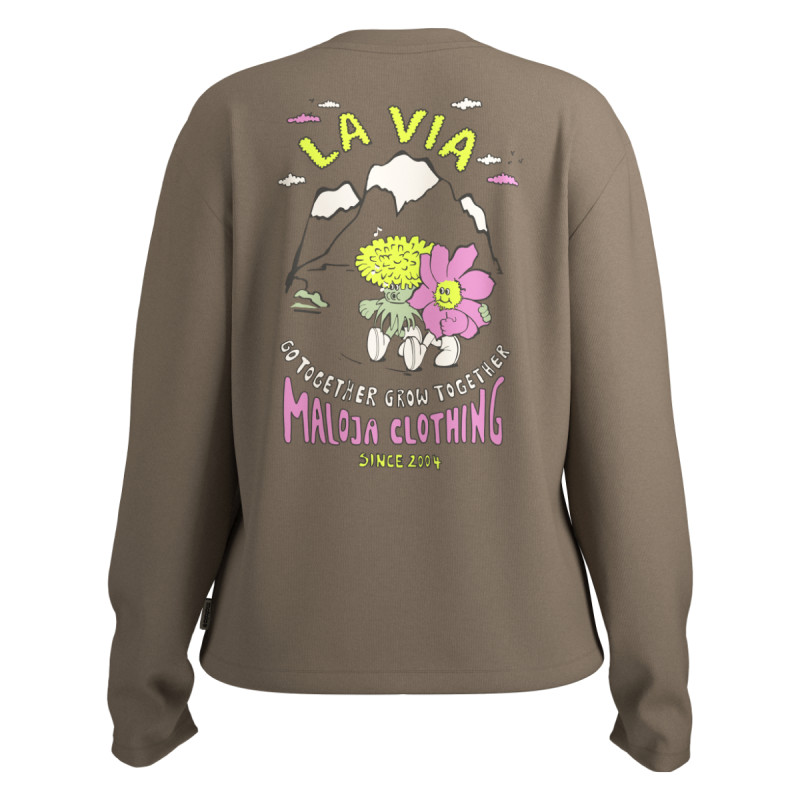 Dámské tričko Maloja BEERENBERGM.  - hnědá