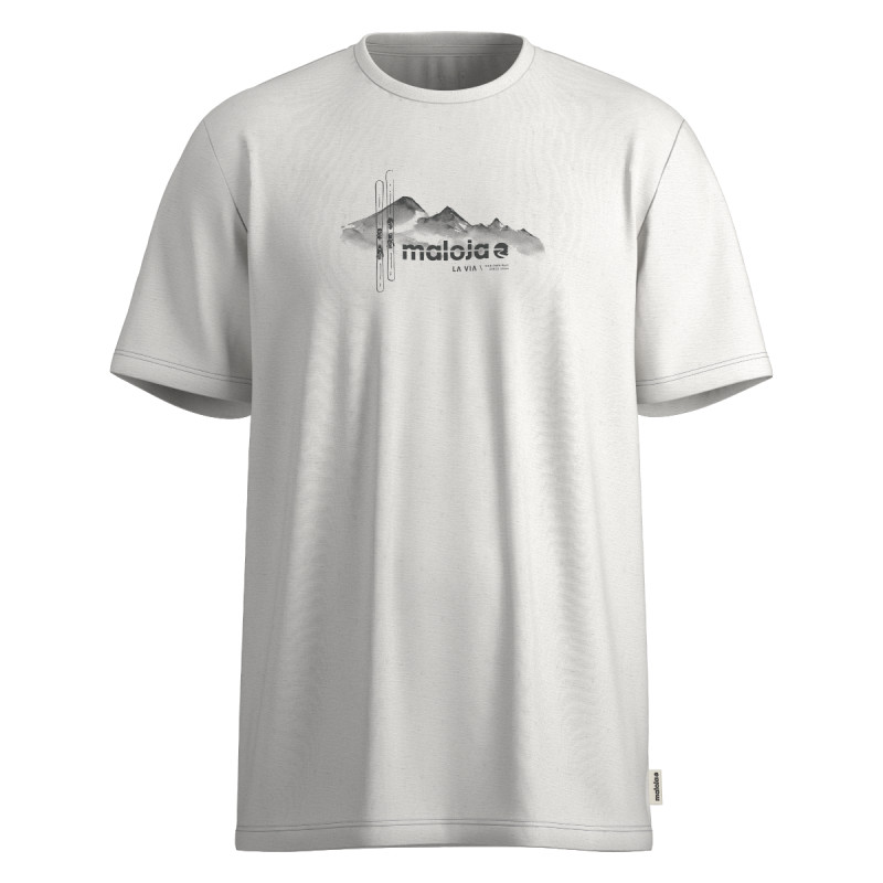 Pánske tričko Maloja WEISSEGGM.  - biela