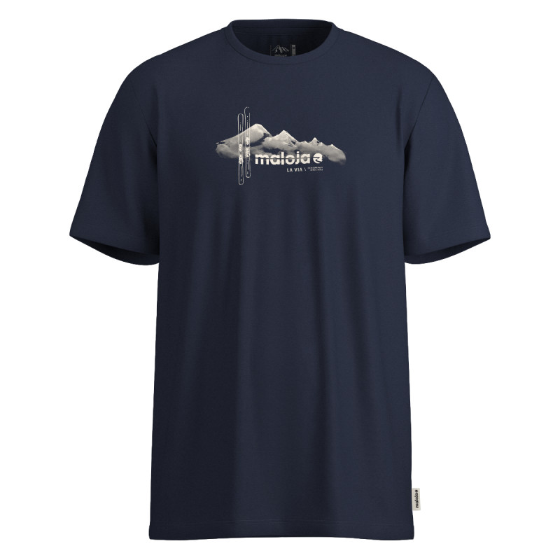 Pánske tričko Maloja WEISSEGGM.  - tmavo modrá