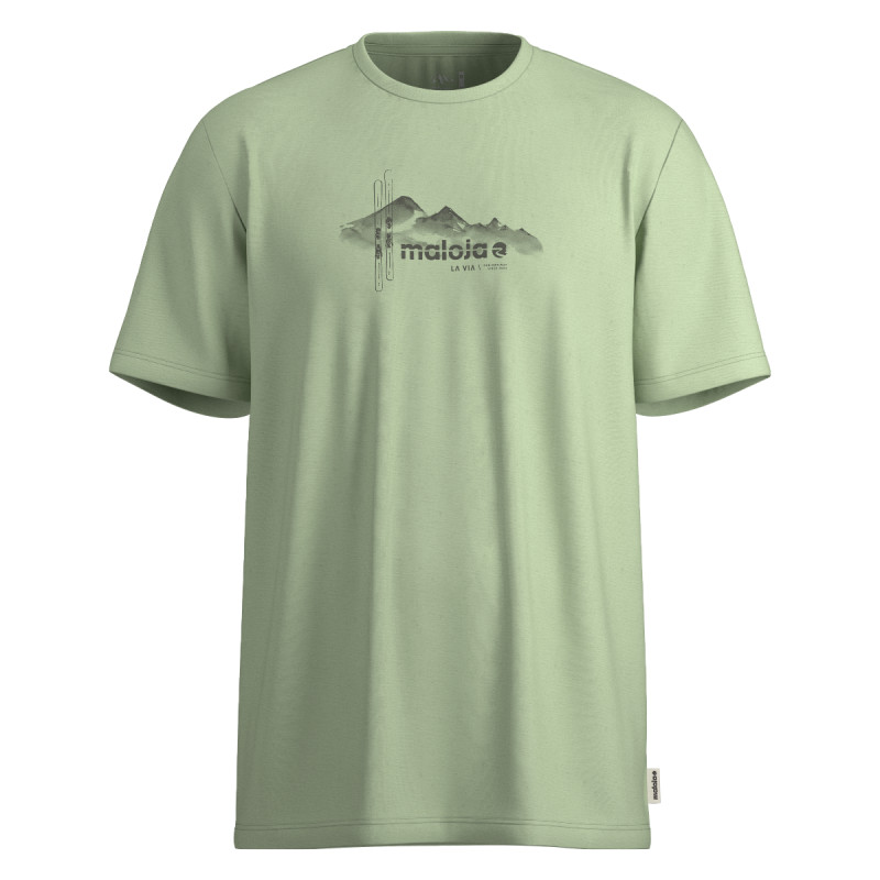 Pánske tričko Maloja WEISSEGGM.  - svetlo zelená