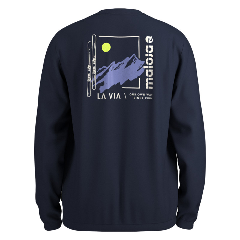 Pánske tričko Maloja PICHLERBERGM.  - tmavo modrá