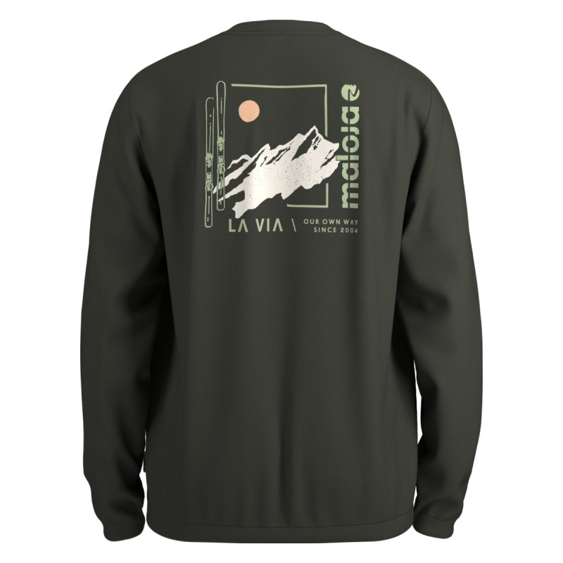 Pánské tričko Maloja PICHLERBERGM.  - tmavě zelená