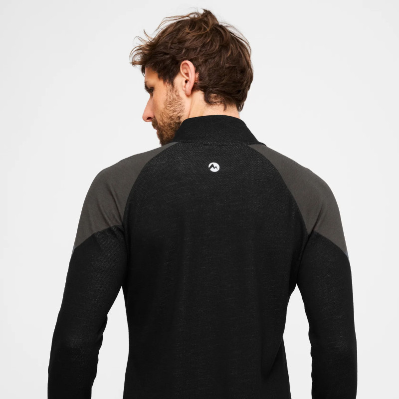 Pánské funkční tričko Martini Sportswear HORIZON HALFZIP  - černá