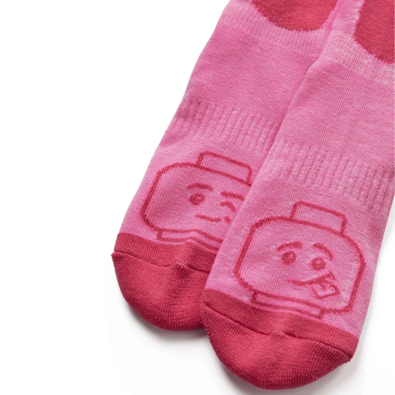 Dievčenské lyžiarské ponožky Lego Wear LWAZUN 700  - ružová