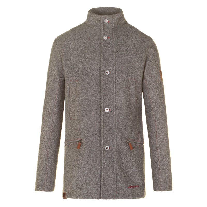 Pánsky kabát Almgwand JAUERLING  - šedá