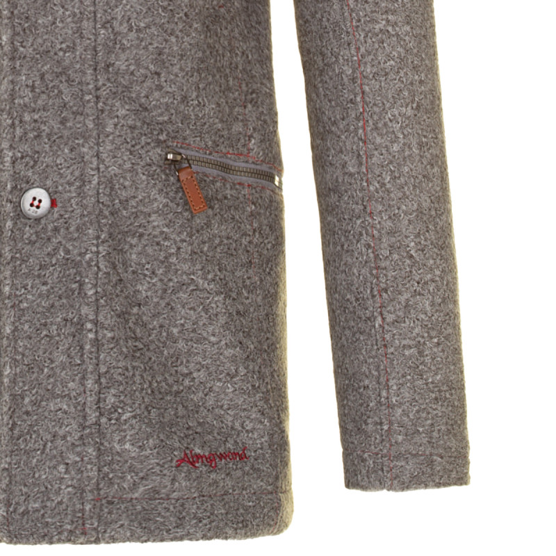 Pánsky kabát Almgwand JAUERLING  - šedá