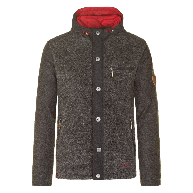 Pánska bunda Almgwand WINTERBERG  - tmavo šedá