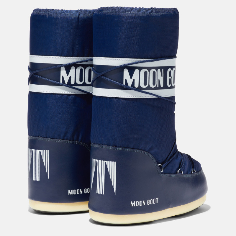 Dívčí sněhule Moon Boot ICON NYLON JR  - tmavě modrá