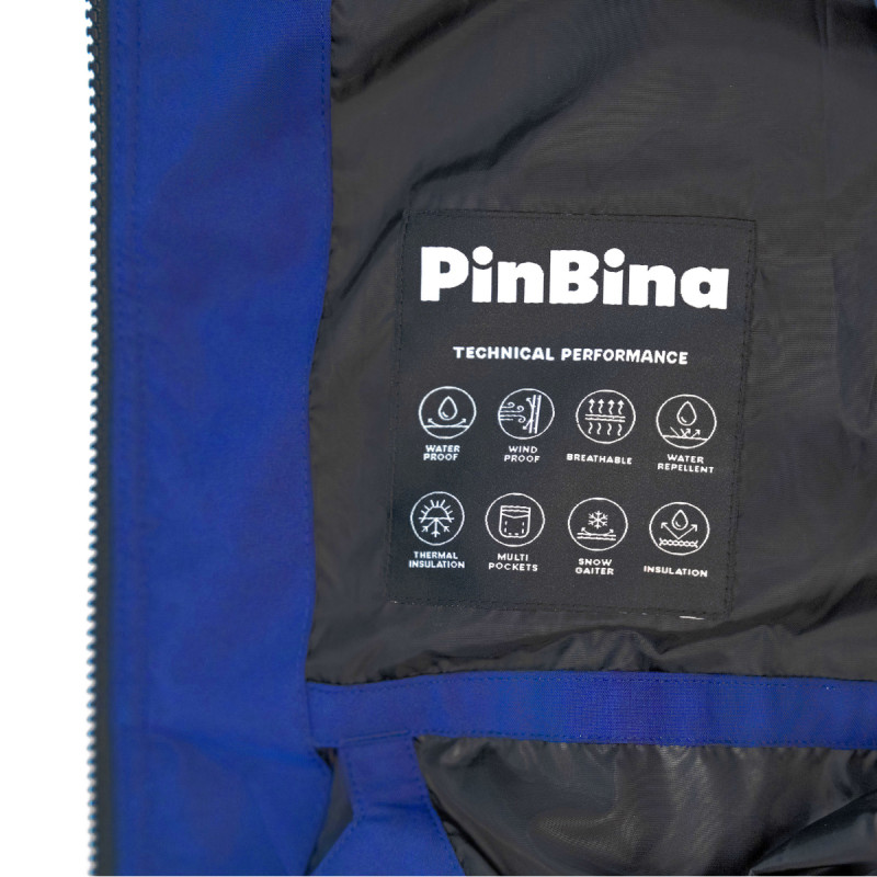 Chlapecká lyžařská bunda PinBina ROBOT KIDS JACKET  - modrá