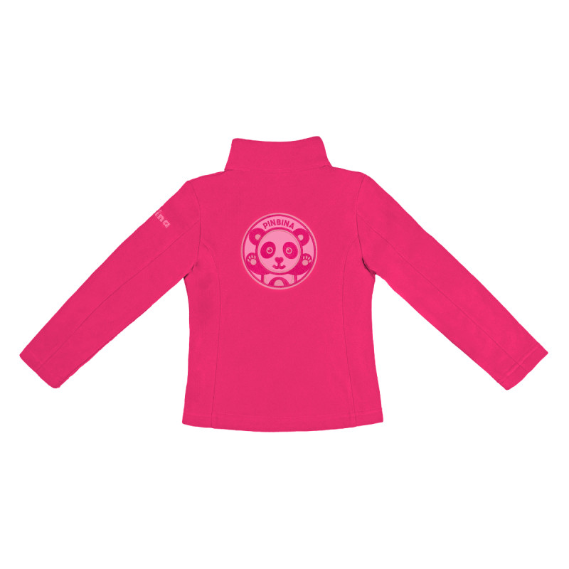Dievčenská mikina PinBina KIDS PANDA FLEECE  - ružová