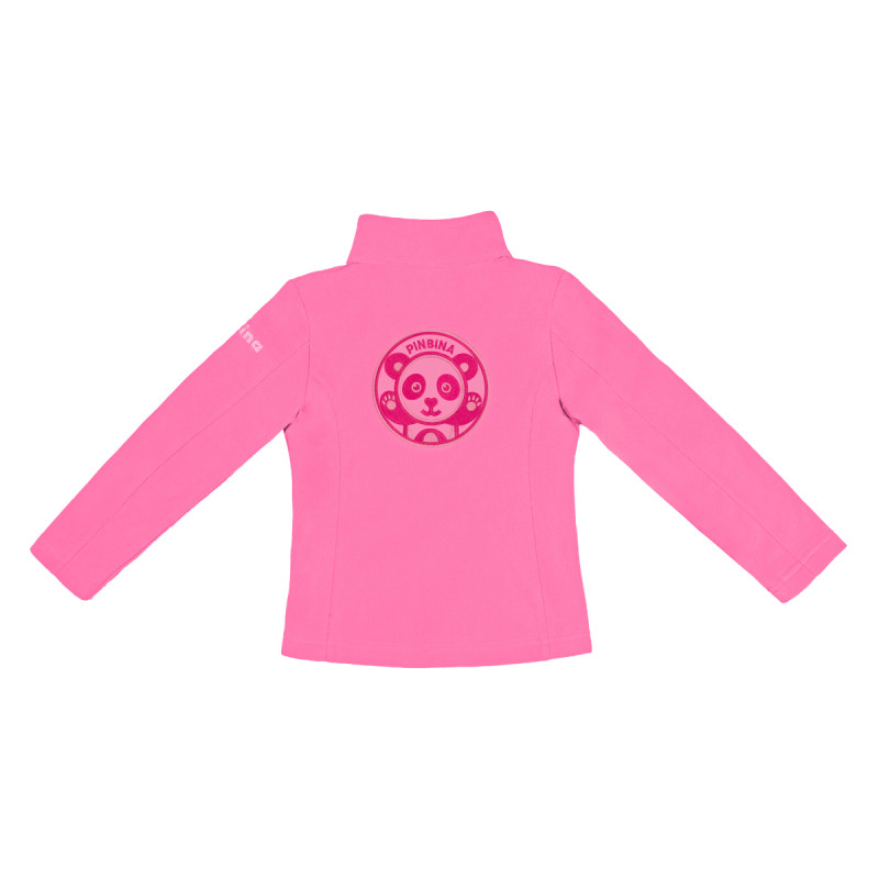 Dievčenská mikina PinBina KIDS PANDA FLEECE  - svetlo ružová