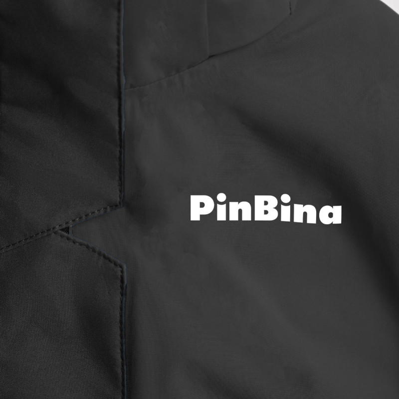 Chlapčenská bunda PinBina 4-IN-1 ADVENTURE JUNIOR JACKET  - čierna