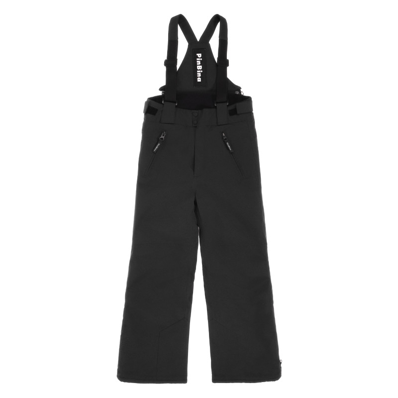 Chlapčenské lyžiarské nohavice PinBina JUNIOR SNOW PANTS  - čierna