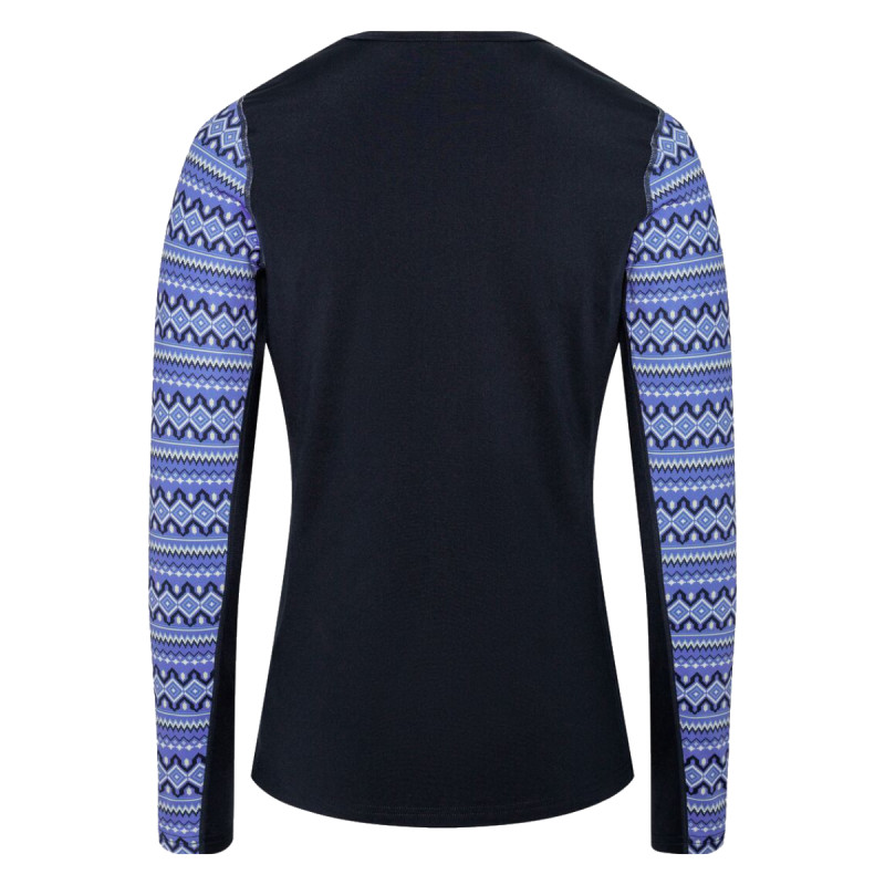 Dámske funkčné tričko Kari Traa LILJA LS  - tmavo modrá