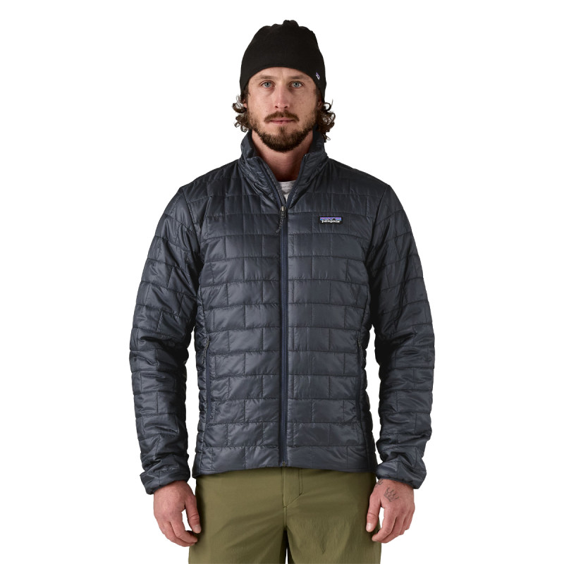 Pánska bunda Patagonia NANO PUFF JACKET  - tmavo modrá