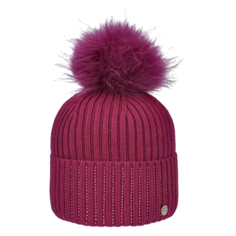 Dámska čiapka Granadilla ROSE FUR  - tmavo ružová