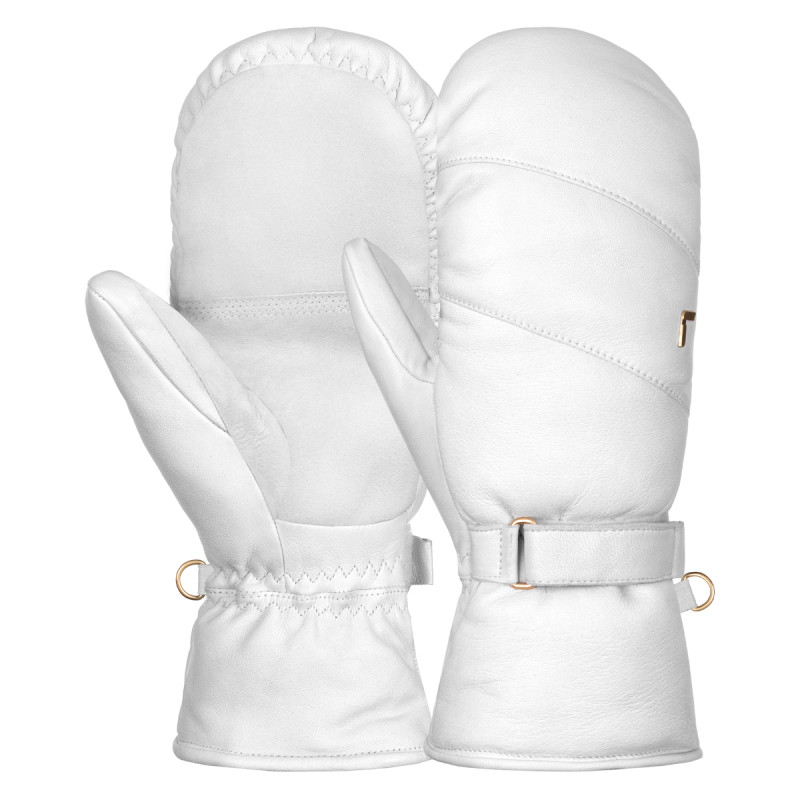 Dámske lyžiarské rukavice Reusch PERLA MITTEN  - biela
