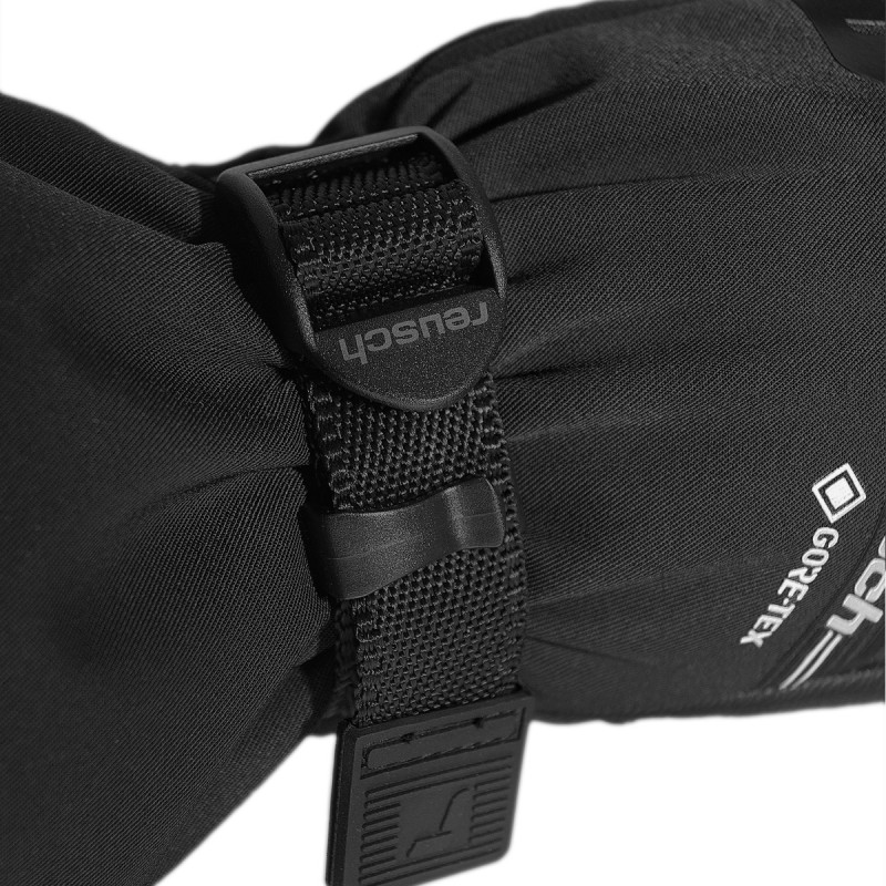 Detské lyžiarské rukavice Reusch DOWN SPIRIT GORE-TEX JUNIOR MITTEN  - čierna