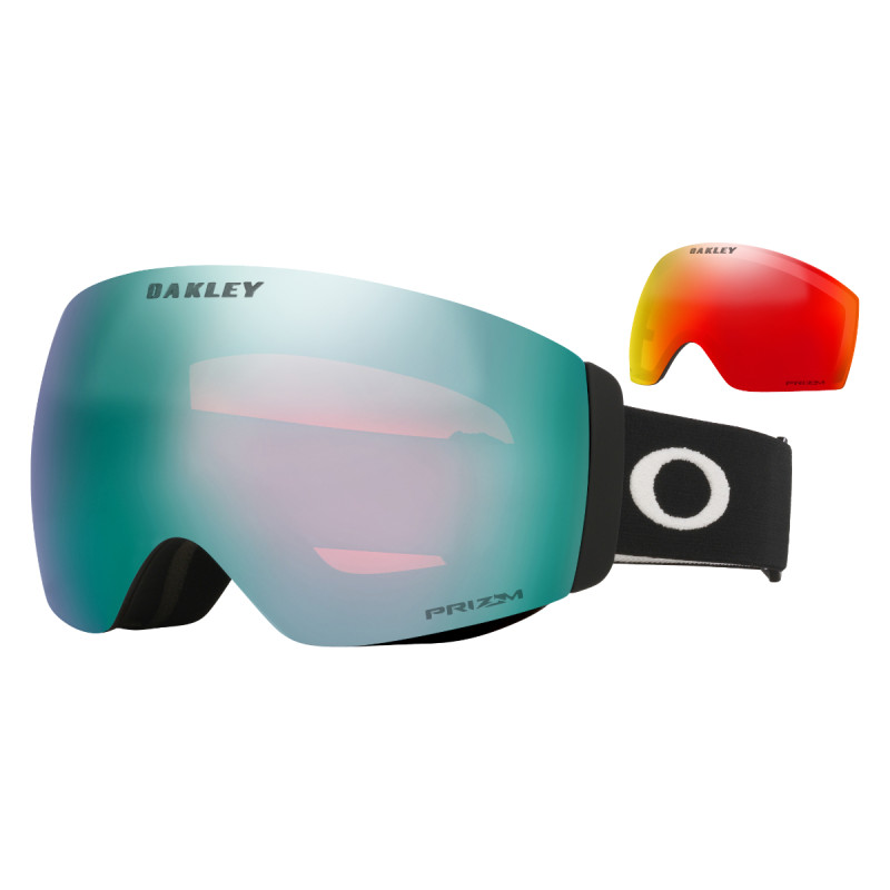 Lyžiarske okuliare Oakley FLIGHT DECK PRO M (2 ZORNÍKY)  - čierna