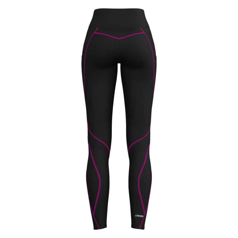 Dámske legíny Crazy CUTE  - čierna