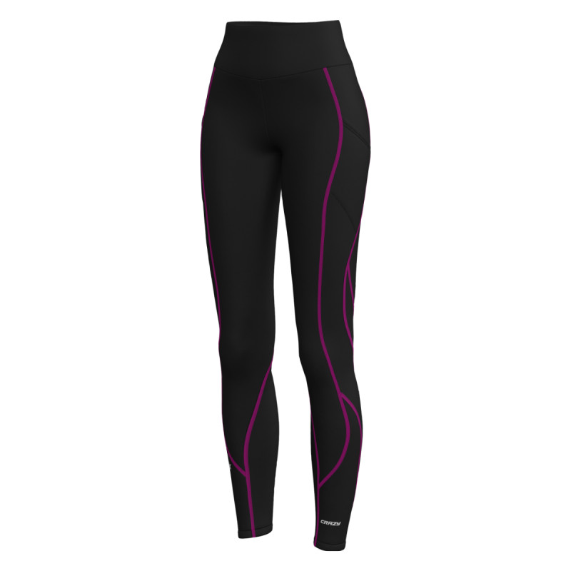 Dámske legíny Crazy CUTE  - čierna