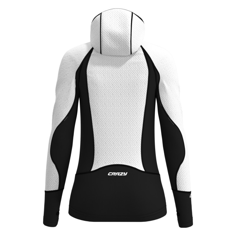 Dámská mikina Crazy INSPIRE  - bílá