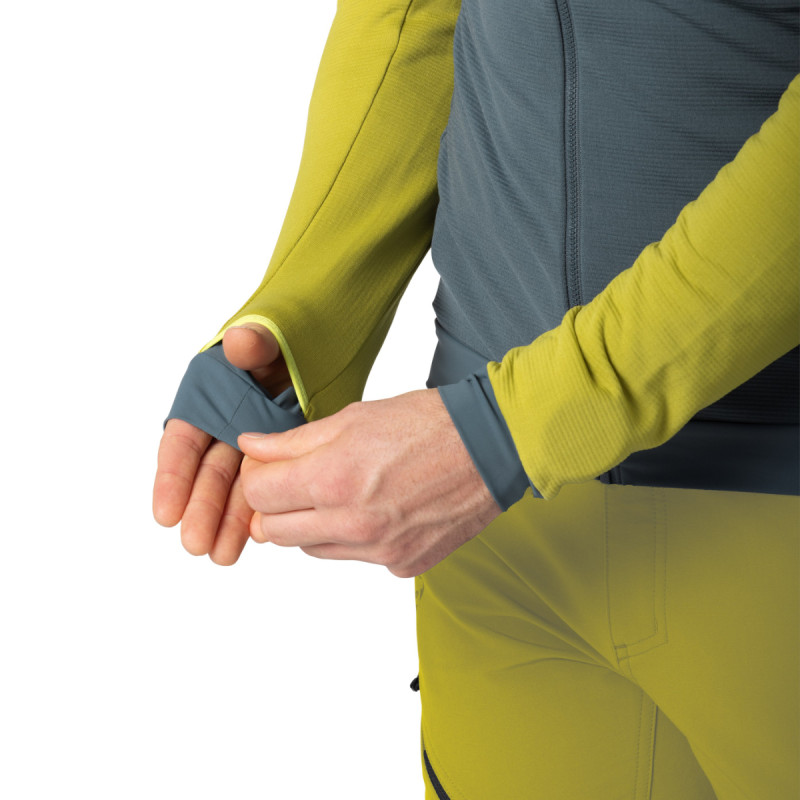 Pánská mikina Dynafit RADICAL POLARTEC HOODED JACKET  - tmavě šedá