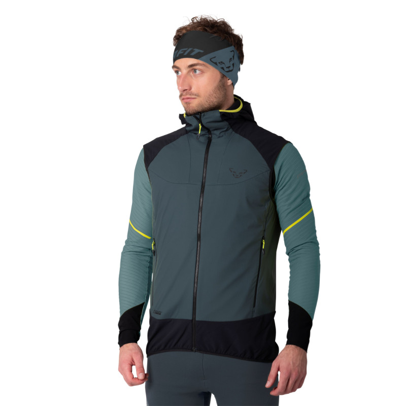 Pánska vesta Dynafit MEZZALAMA POLARTEC ALPHA VEST  - tmavo šedá