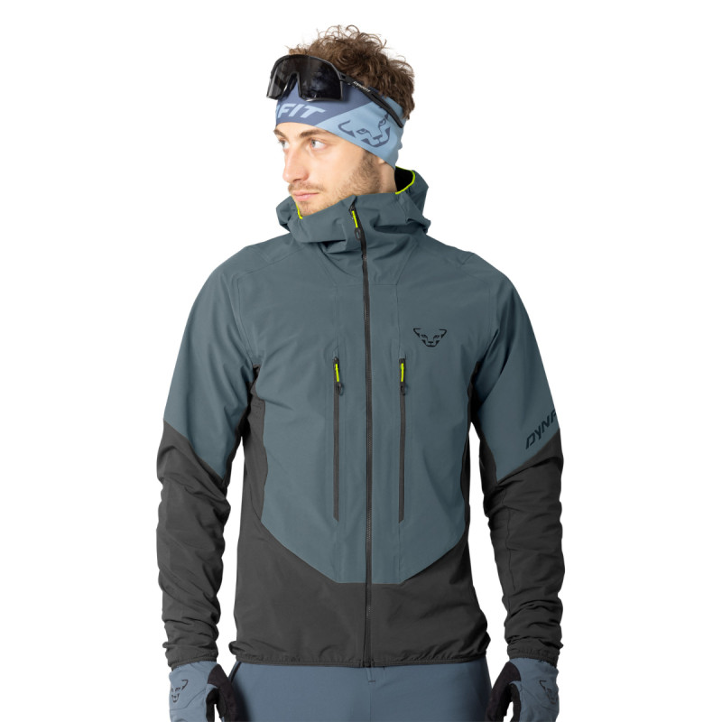 Pánska bunda Dynafit BLACKLIGHT SOFTSHELL JACKET  - tmavo šedá