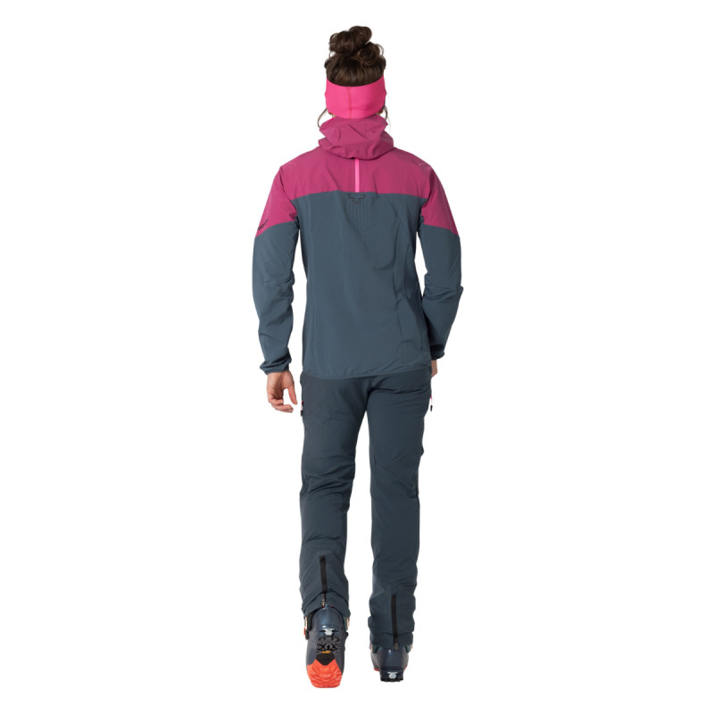 Dámska bunda Dynafit BLACKLIGHT SOFTSHELL JACKET  - tmavo ružová