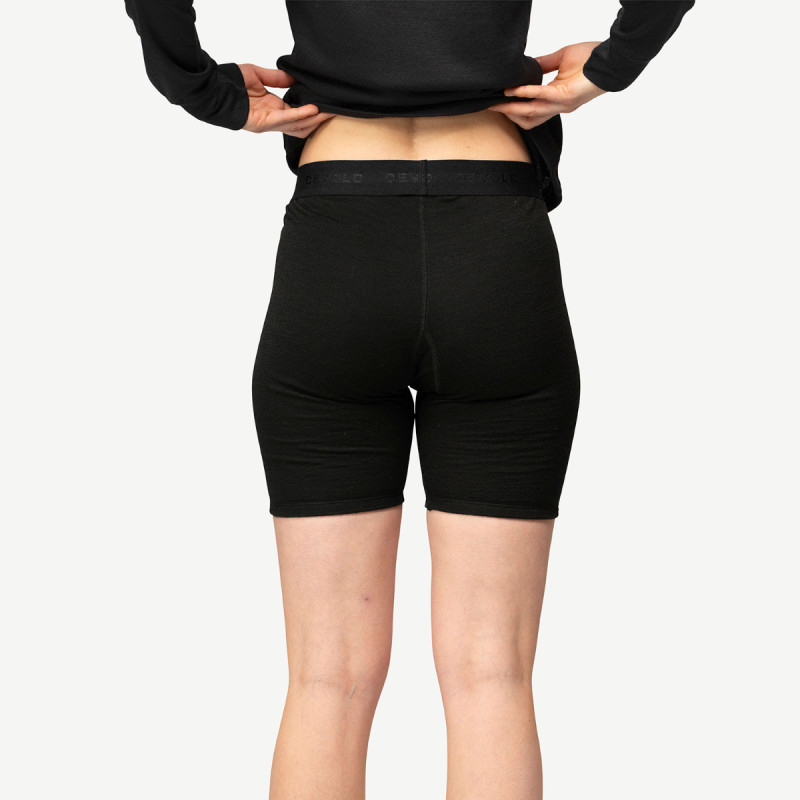 Dámske funkčné boxerky Devold DUO ACTIVE MERINO 205  - čierna