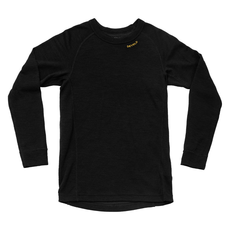 Dětské funkční tričko Devold DUO ACTIVE JUNIOR  - černá