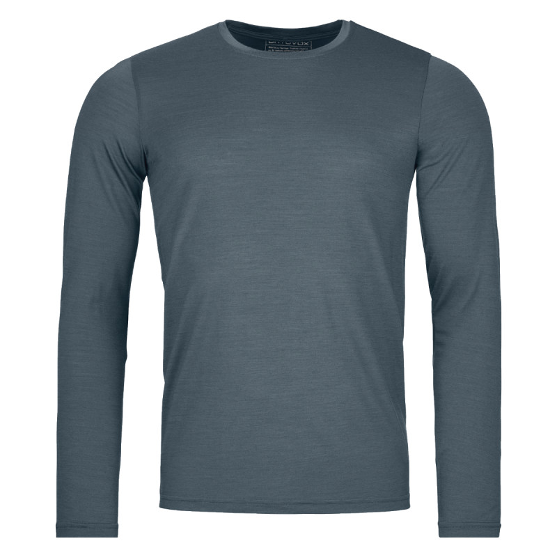 Pánske funkčné tričko Ortovox 150 COOL CLEAN LONG SLEEVE  - tmavo šedá
